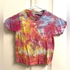 Tie-dyed Kids Cotton T-shirt